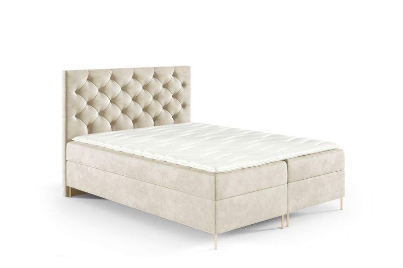 Łóżko kontynentalne SOFELLO Sara Box 120x200 z nogami riviera21 1szt.