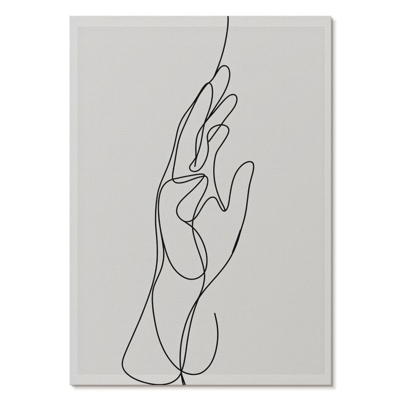 Plakat na Płótnie Tulup 59,4,x84 cm (A1) Prosta ręka Do salonu, sypialni, biura 1 szt.