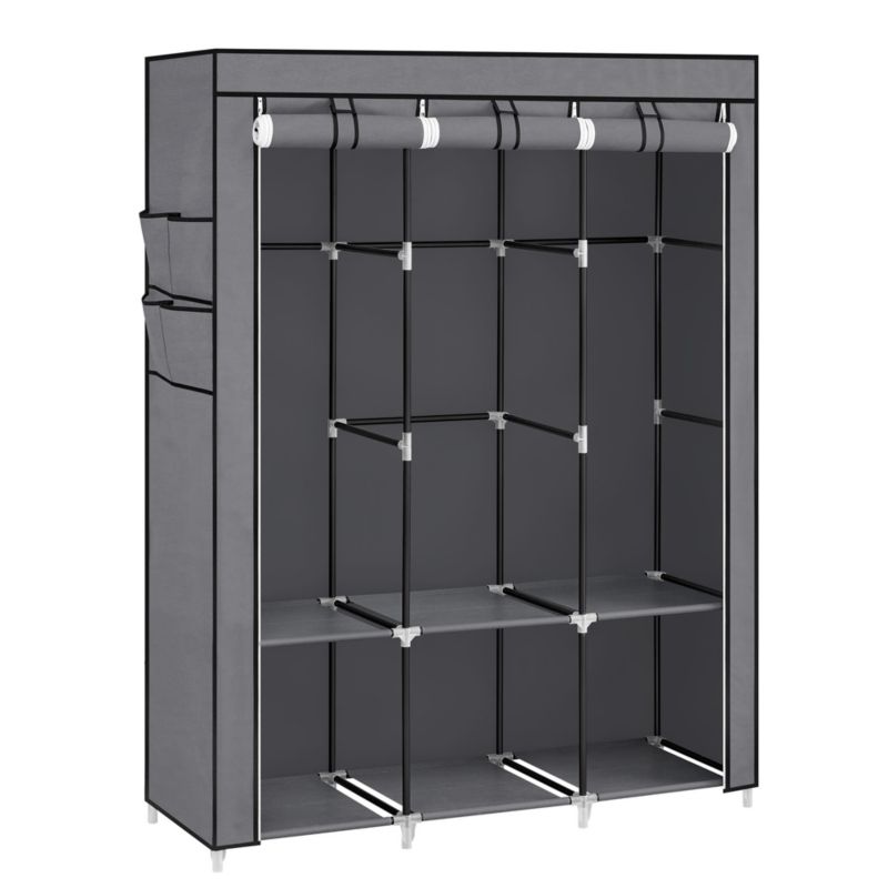 Szafa tekstylna Songmics 130x45x167cm garderoba do sypialni zamykana rozkładana 1 szt.