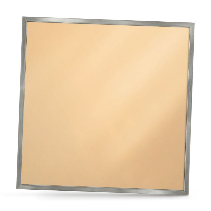 Ozdobna tablica na magnesy ArtPrintCave 50x50 Kremowa harmonia w srebrnej ramie 1szt