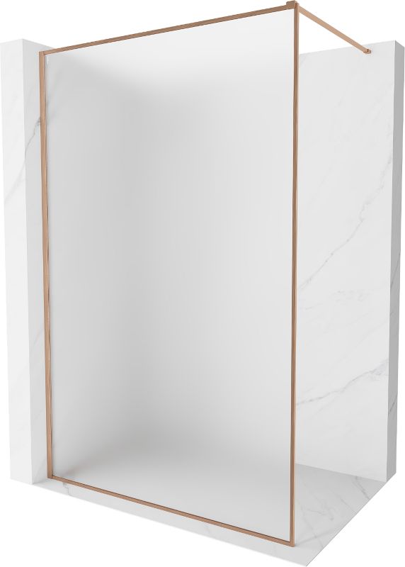Ścianka prysznicowa walk-in Mexen Kioto-F miedź szczotkowana 130x202 800-130-104-65-30 1 szt.