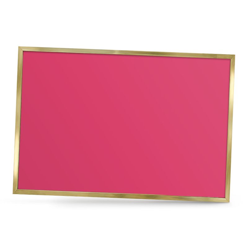 Tablica magnetyczna do salonu ArtPrintCave 60x40 Róż energetyczny w złotej ramie 1szt