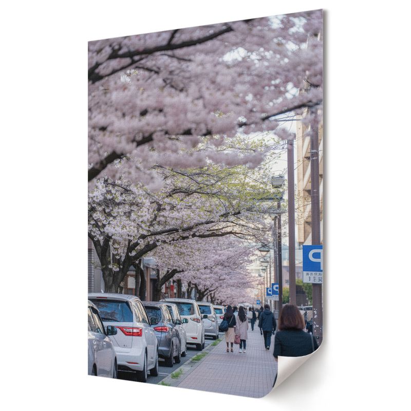 Plakat na ścianę Wallfluent Format A2 Kwitnące wiśnie Kolektyw View 1 szt.