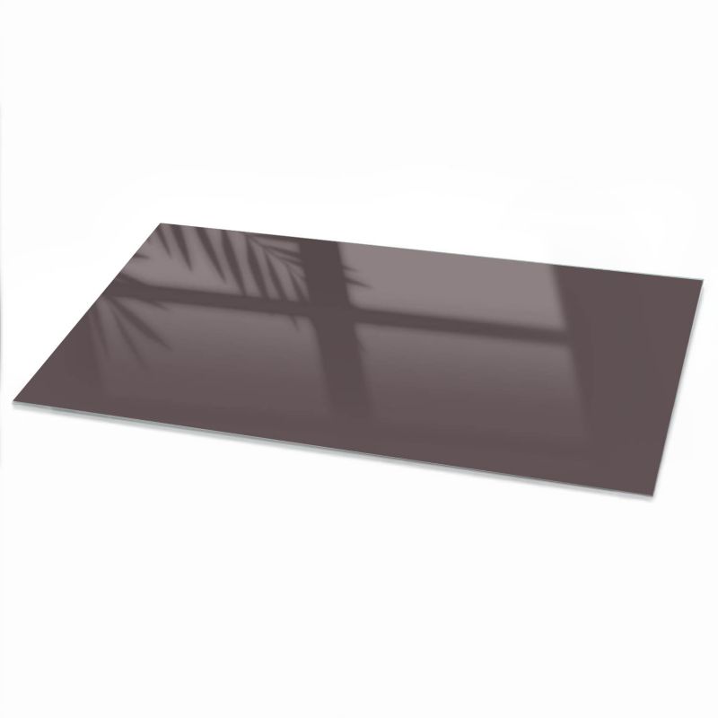 Szklany Blat ArtPrintCave 140x70 cm Wyblakły brąz - Blat na Stół z Nadrukiem Dekoracyjnym 1 szt.