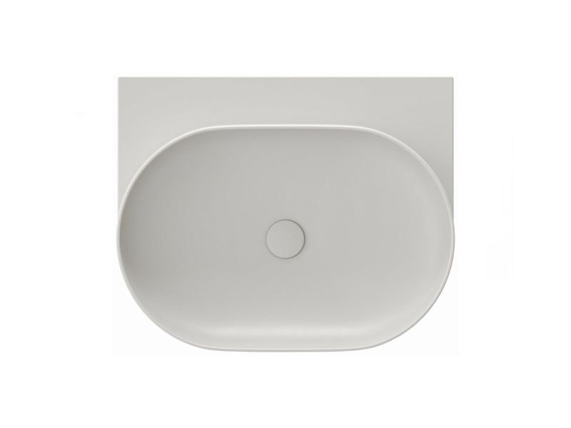 Umywalka ceramiczna Ravak cienkościenna Yard 600 bez otworu Smoke Grey 1szt