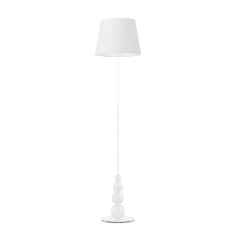 Lampa stojąca Volta Light Factory podłogowa z abażurem biały stożek TENEZI 1szt.