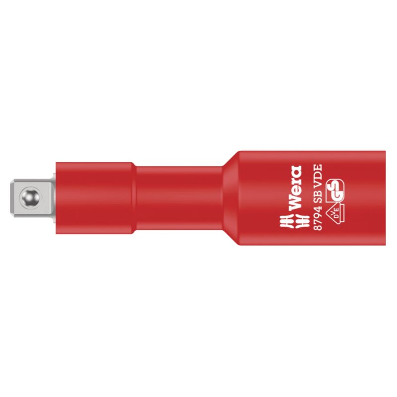 Przedłużka Wera Zyklop, izolowana, krótka, 3/8", 3/8" x 91 mm, 05004964001, 1szt.