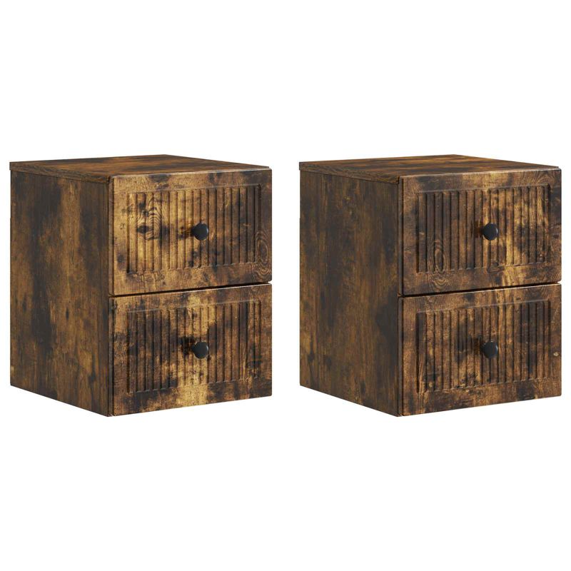 Szafki nocne wiszące WaszeMeble brązowe WM-897966 2 szt.