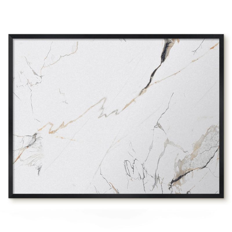 Tablica Magnetyczna W Ramie Tulup 80x60 cm Nowoczesna elegancja - Czarna rama Do salonu, sypialni 1 szt.