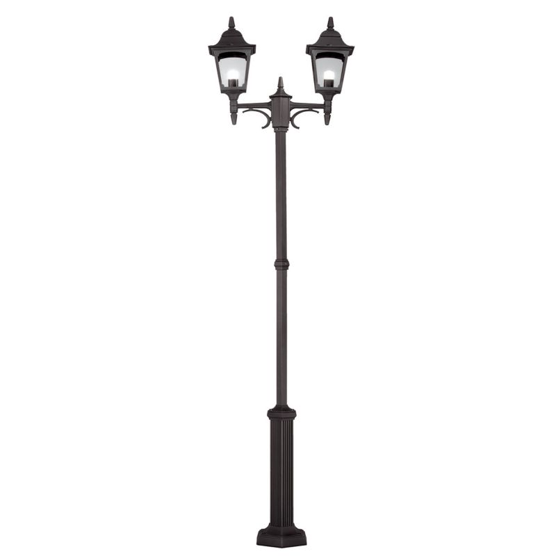 Latarnia ogrodowa Elstead Chapel czarna 2 x E27 x 60W IP44 wym: 227 x 60 x 60 cm - 1 szt.