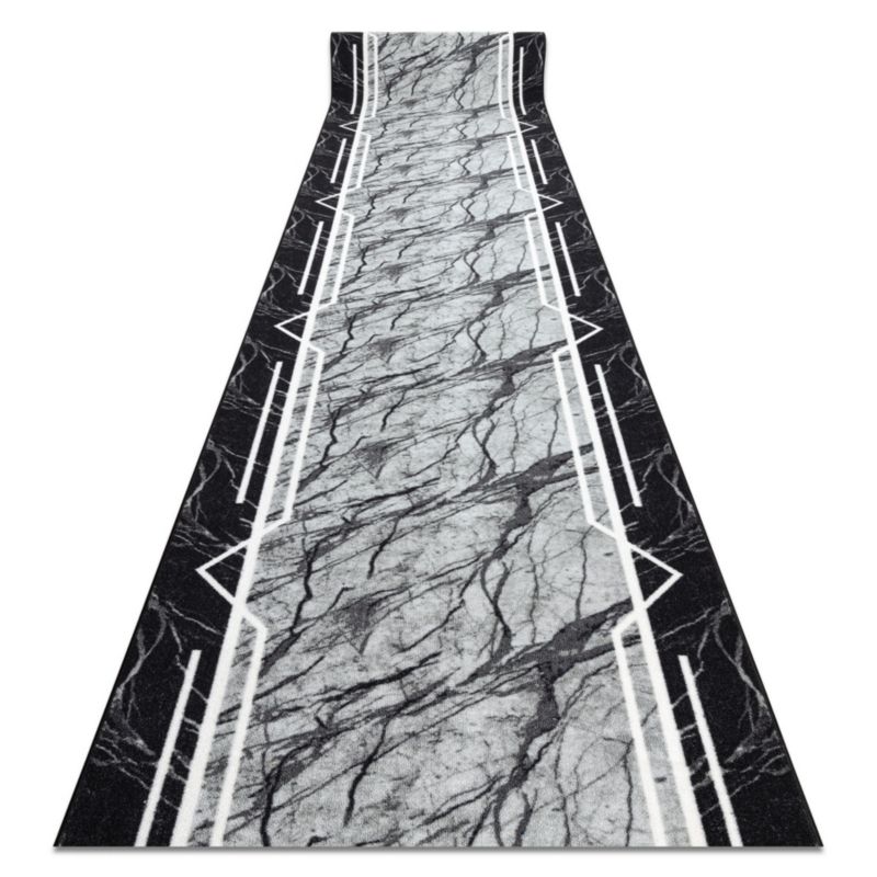 Chodnik RugsX 67x430 cm szary 128285 1 szt.