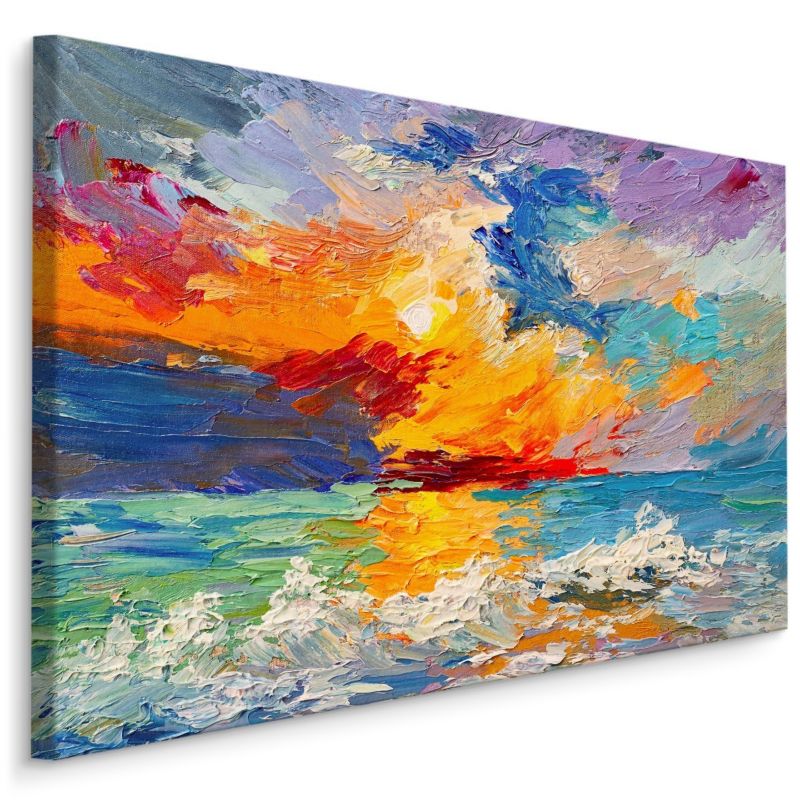 Obraz Muralo Morze Woda Niebo Abstrakcja 100x70 cm 1 szt.