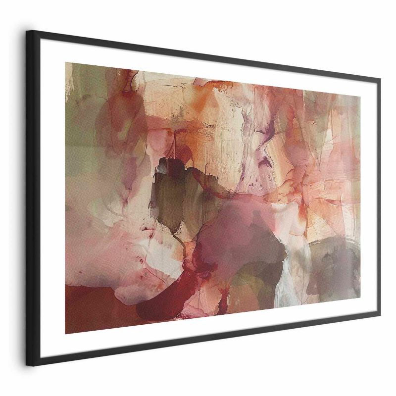 Plakat Artgeist Wiosenna kompozycja 30x21 cm z ramą czarną z marginesem 1 szt