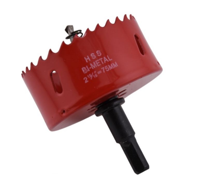 Otwornica bimetalowa Kormax 75mm HSS z uchwytem (OBMHSS75) - 1 szt.
