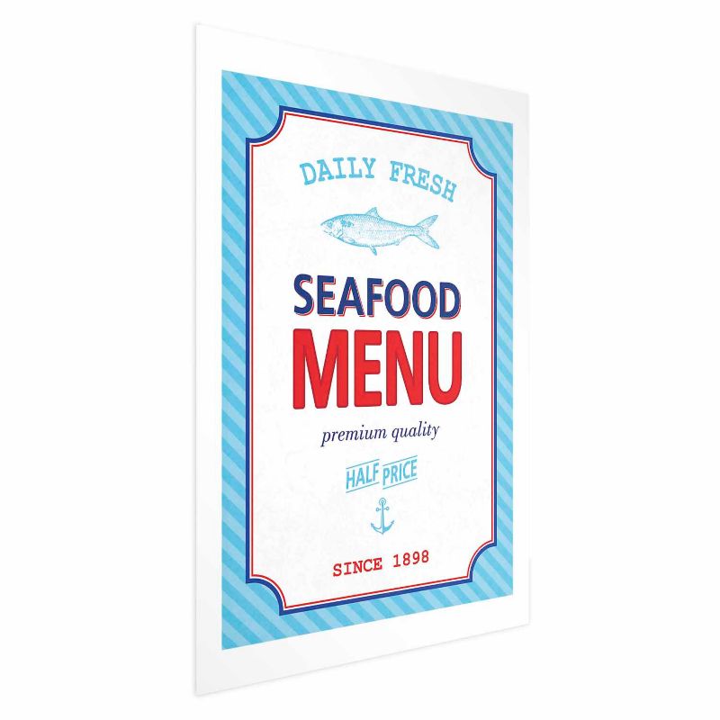 Plakat Artgeist Menu 21x30 cm bez ramy 1 szt