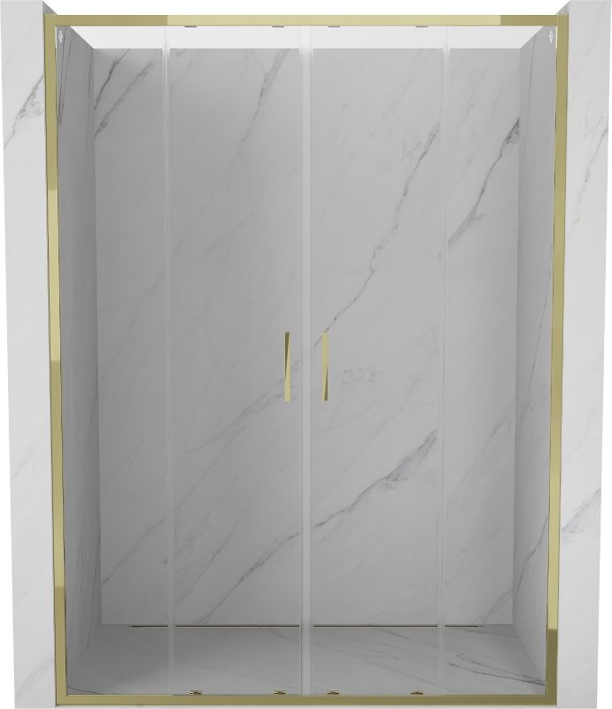 Drzwi prysznicowe Mexen Exo złote 150x200 cm 1 szt.