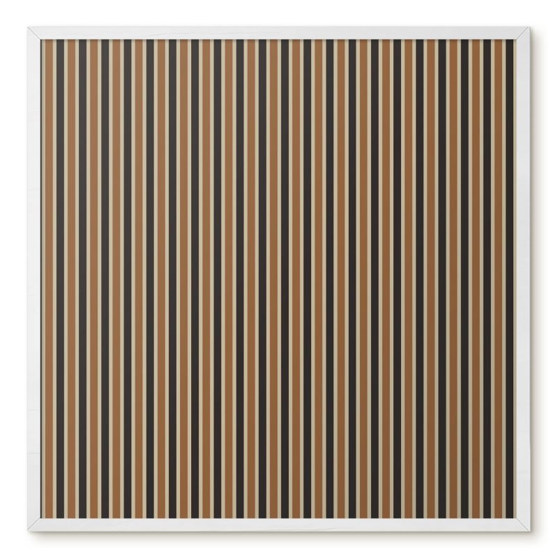 Tablica Do Magnesów Tulup 50x50 cm Geometryczny wzór 1 - Biała rama Do salonu, przedpokoju 1 szt.
