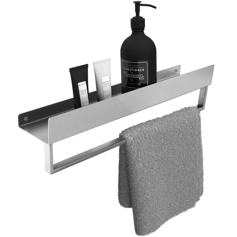 Półka Łazienkowa Wannowa Rea Sf01-450 Stal Szczotkowana 45X9X11Cm 1Szt