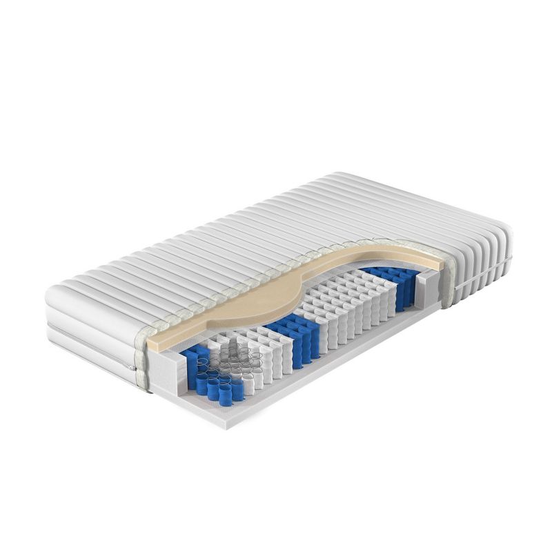 Dwustronny materac sprężynowy MIRJAN 24 Nasa 18 cm 140x200 zrolowany 1 szt.