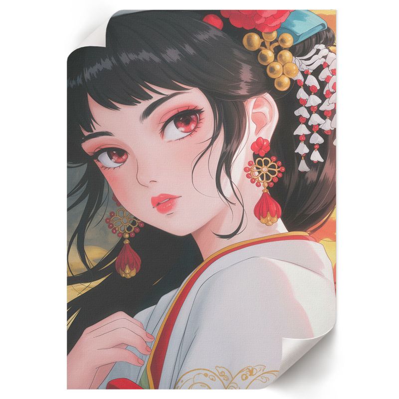 Plakat Na Ścianę ArtPrintCave 59,5x84 cm Spojrzenie anime Karol Pawlak 1 szt.