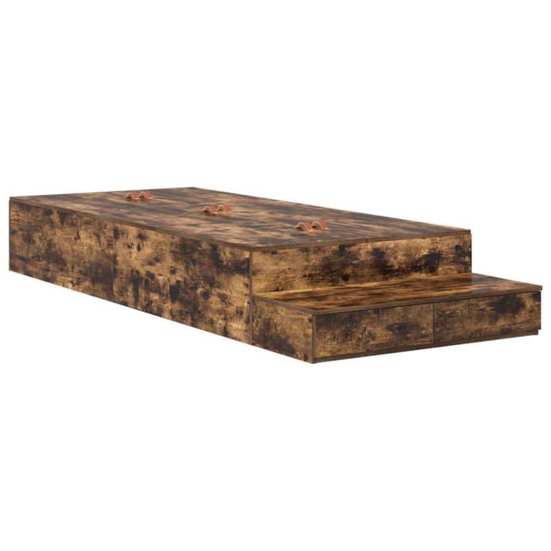 Rama łóżka WaszeMeble 90x200 cm Dąb wędzony drewno WM-3335609 1 szt.