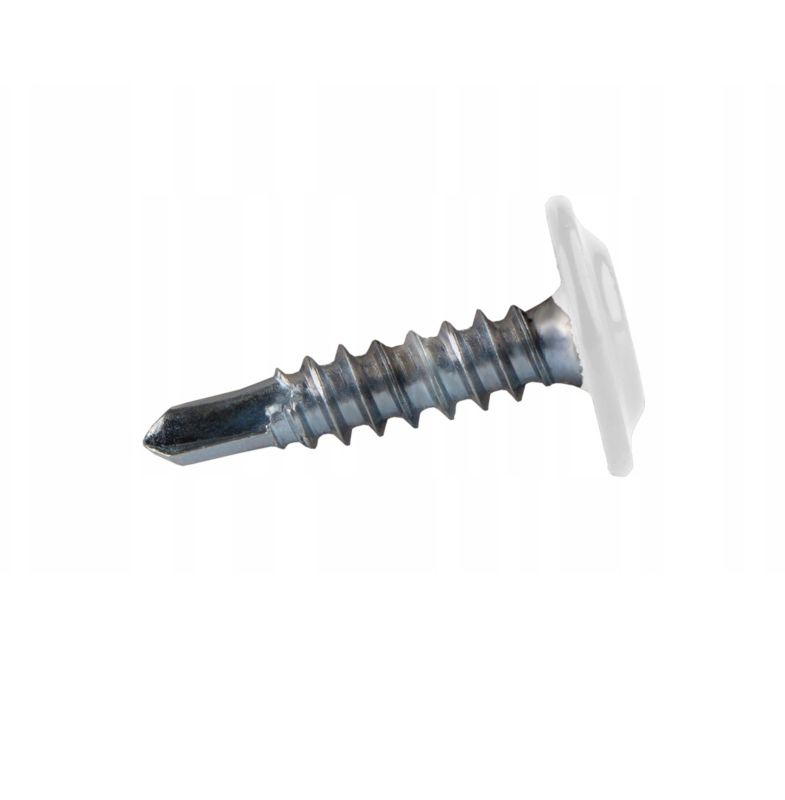 Wkręty samowiercące Etanco 4,2x19 do blachy podkładkowe RAL9010 GM-B250szt.