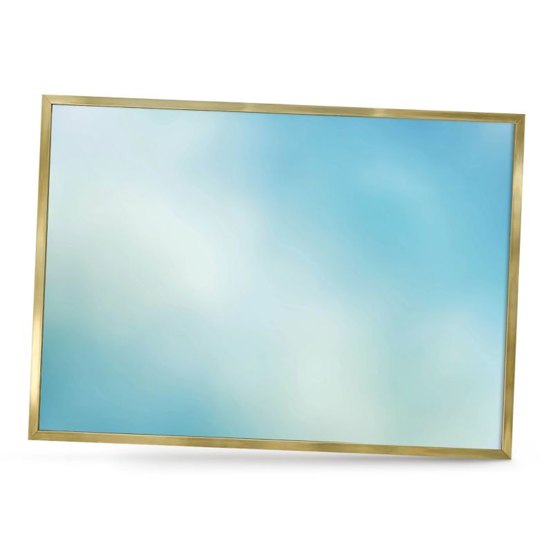 Ozdobna tablica na magnesy ArtPrintCave 70x50 Niebieskie niebo w złotej ramie 1szt