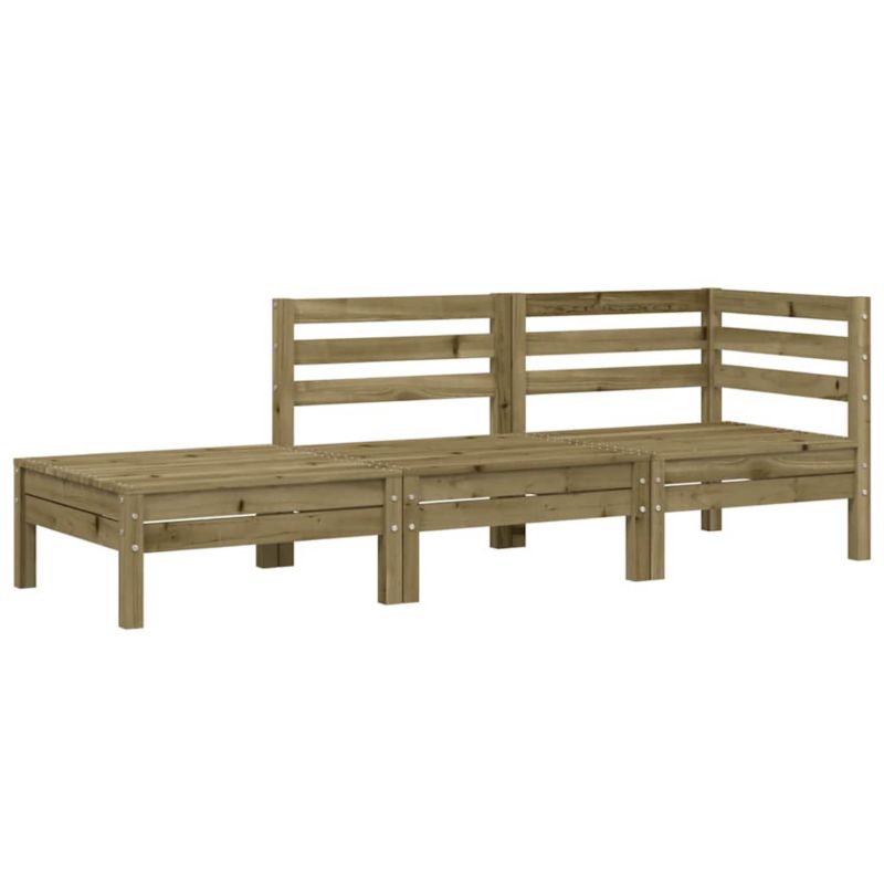 Sofa ogrodowa WaszeMeble z drewna brązowa WM-838046 1 szt.