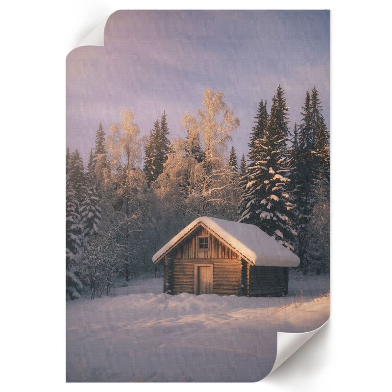 Plakat Premium ArtPrintCave 29,7x42 cm Zimowa chata Artland 1 szt.