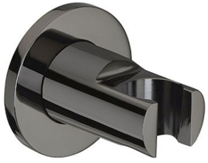 Uchwyt prysznicowy Roca Round punktowy czarny titanium black Everlux PVD 1 szt.