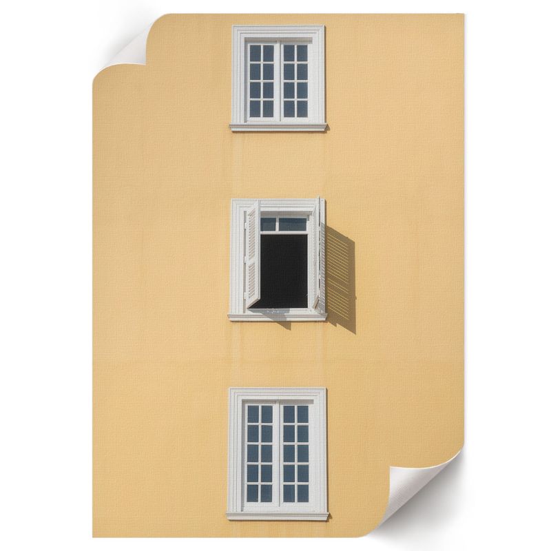 Plakat Premium ArtPrintCave 59,5x84 cm Żółta fasada Leona 1 szt.