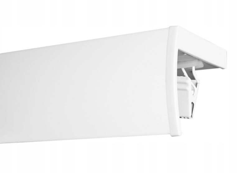 Karnisz Sufitowy Aluminiowy Pojedynczy z Maskownicą DUO PanczoDecor 540 cm 1 szt.