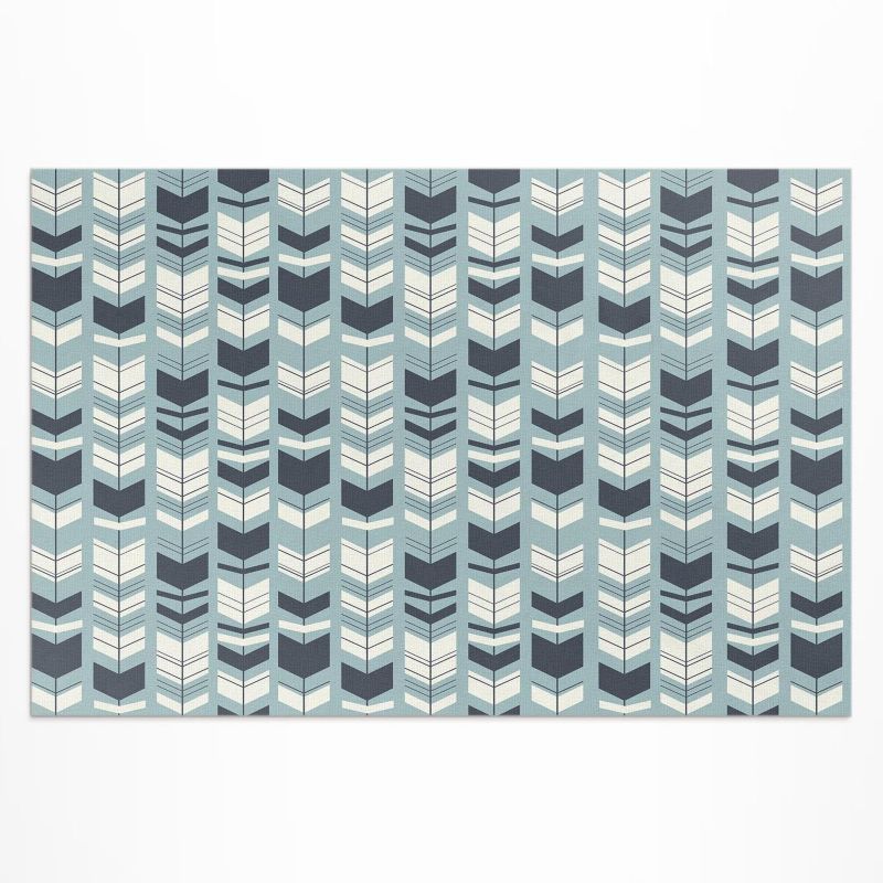 Balkonowy Dywan Winylowy UV Wallfluent 100x150 cm Boho strzałki wzór indiański 1 szt.
