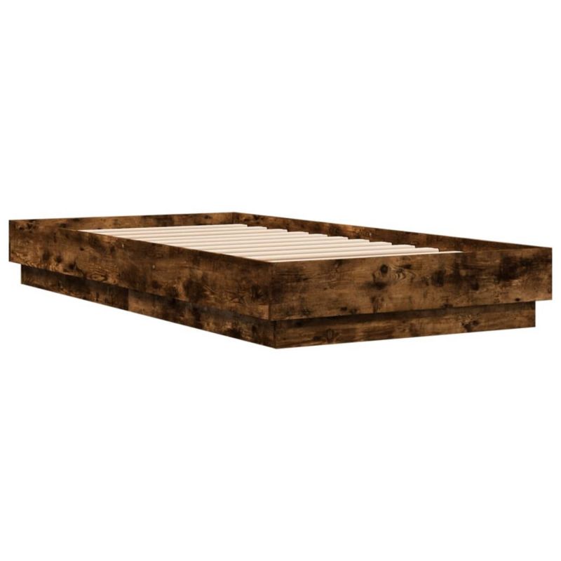 Łóżko drewniane WaszeMeble 90x190 cm brązowe WM-839634 1 szt.