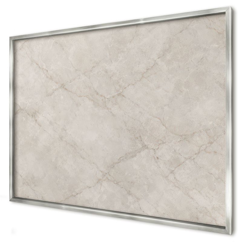 Dekoracyjna tablica magnetyczna Wallfluent 100x70 Naturalna elegancja w srebrnej ramie 1szt