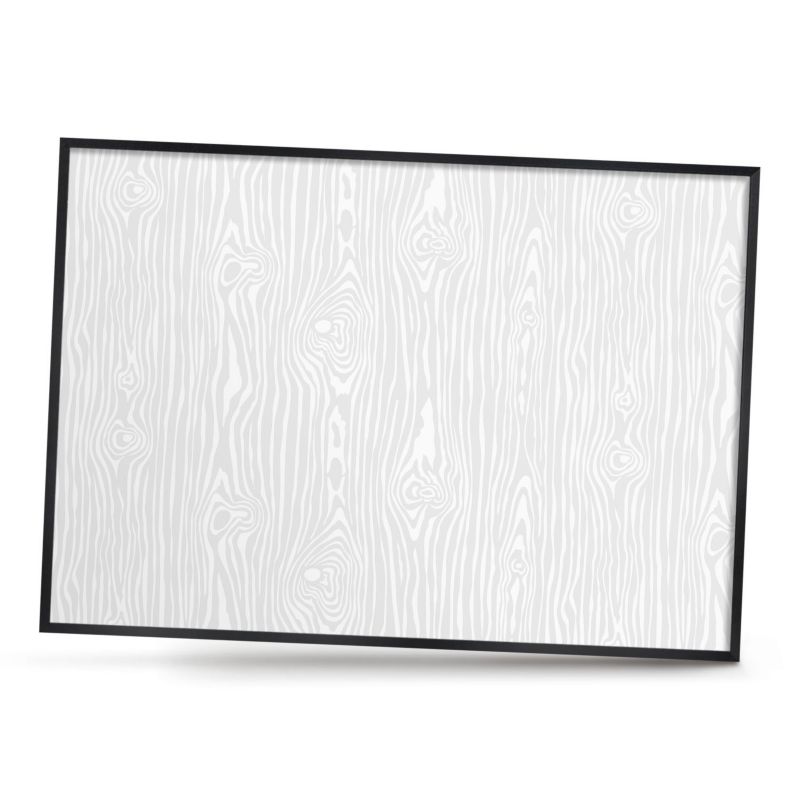 Tablica magnetyczna ozdobna ArtPrintCave 100x70 Drewniany wzór w czarnej ramie 1szt