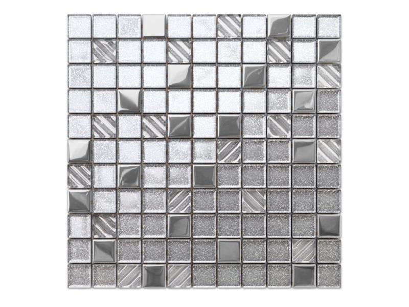 Mozaika szklana Ilcom silver energy 30x30cm 1 szt.