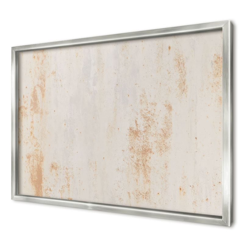 Tablica magnetyczna ozdobna Wallfluent 60x40 rdzawa tekstura w srebrnej ramie 1szt