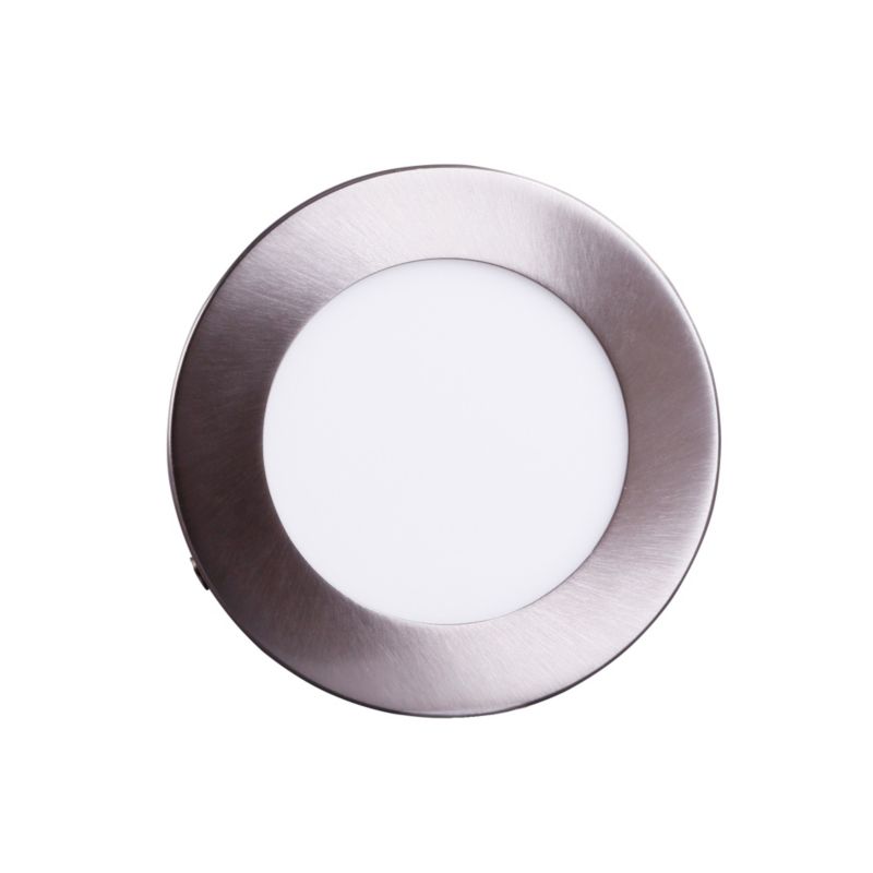 Plafon LED GoodHome Aius 600 lm 11 cm nikiel
