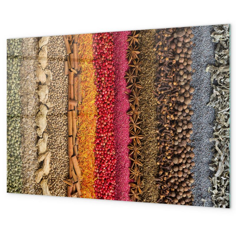 Tablica Magnetyczna Biurowa Na Ścianę Tulup 90x60 cm Rzędy przypraw Na notatki i zdjęcia 1 kpl