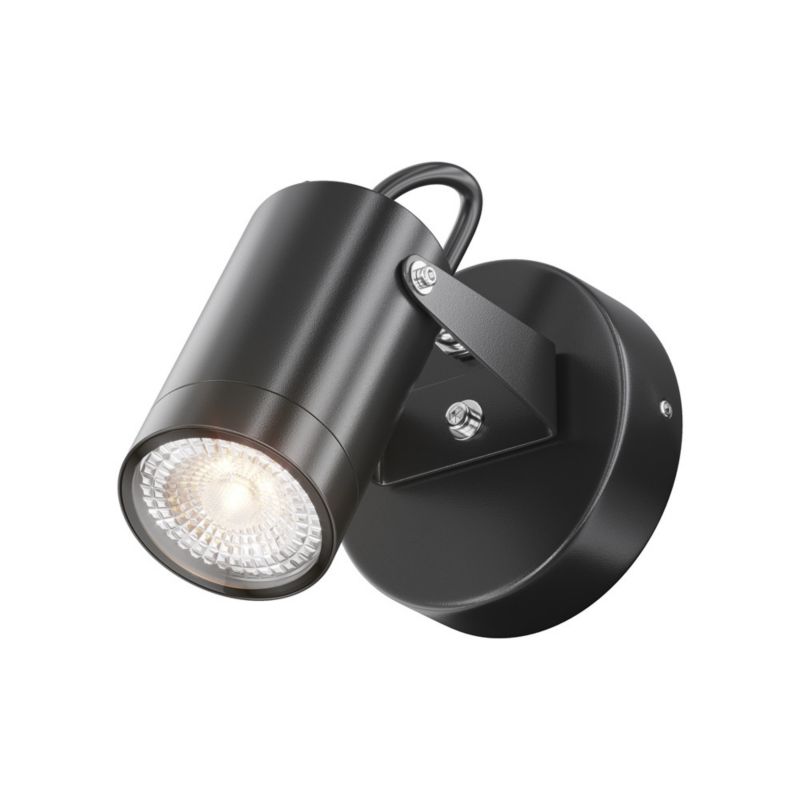 Kinkiet ścienny zewnętrzny Maytoni Scope czarny 1 x GU10 x 50W IP65 wym: 11,5 x 9,5 x 5,5 cm - 1 szt.