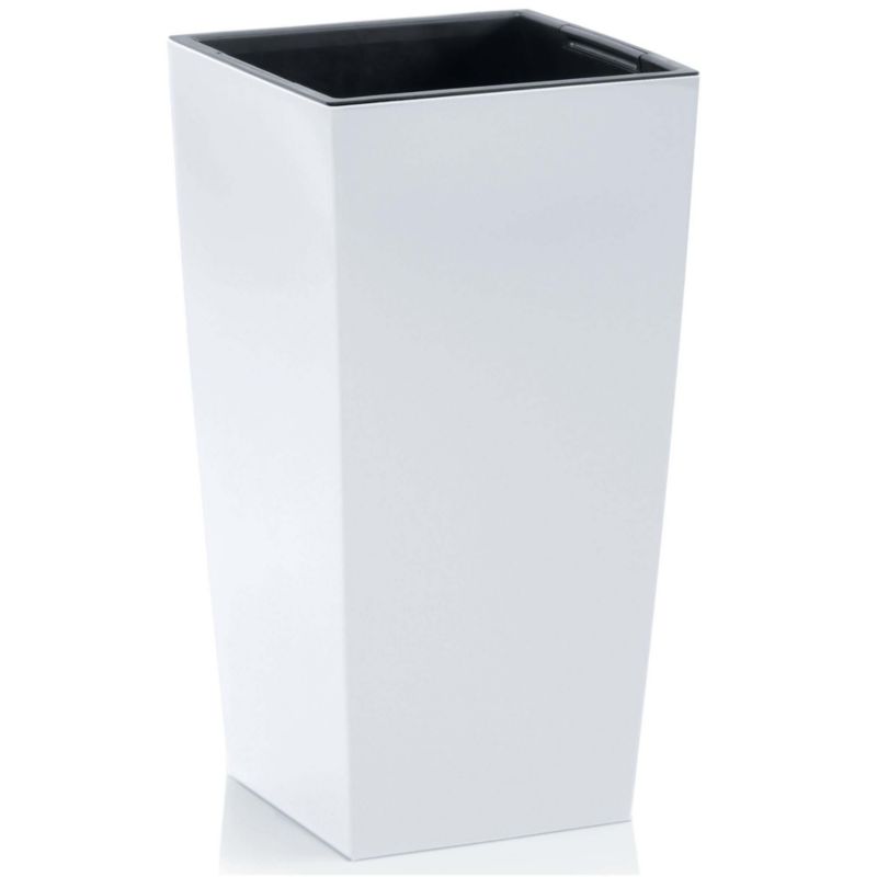 Doniczka Ogrodowa EDANTI Duża Kwadrat Biała Wkład 61 cm 1 szt.