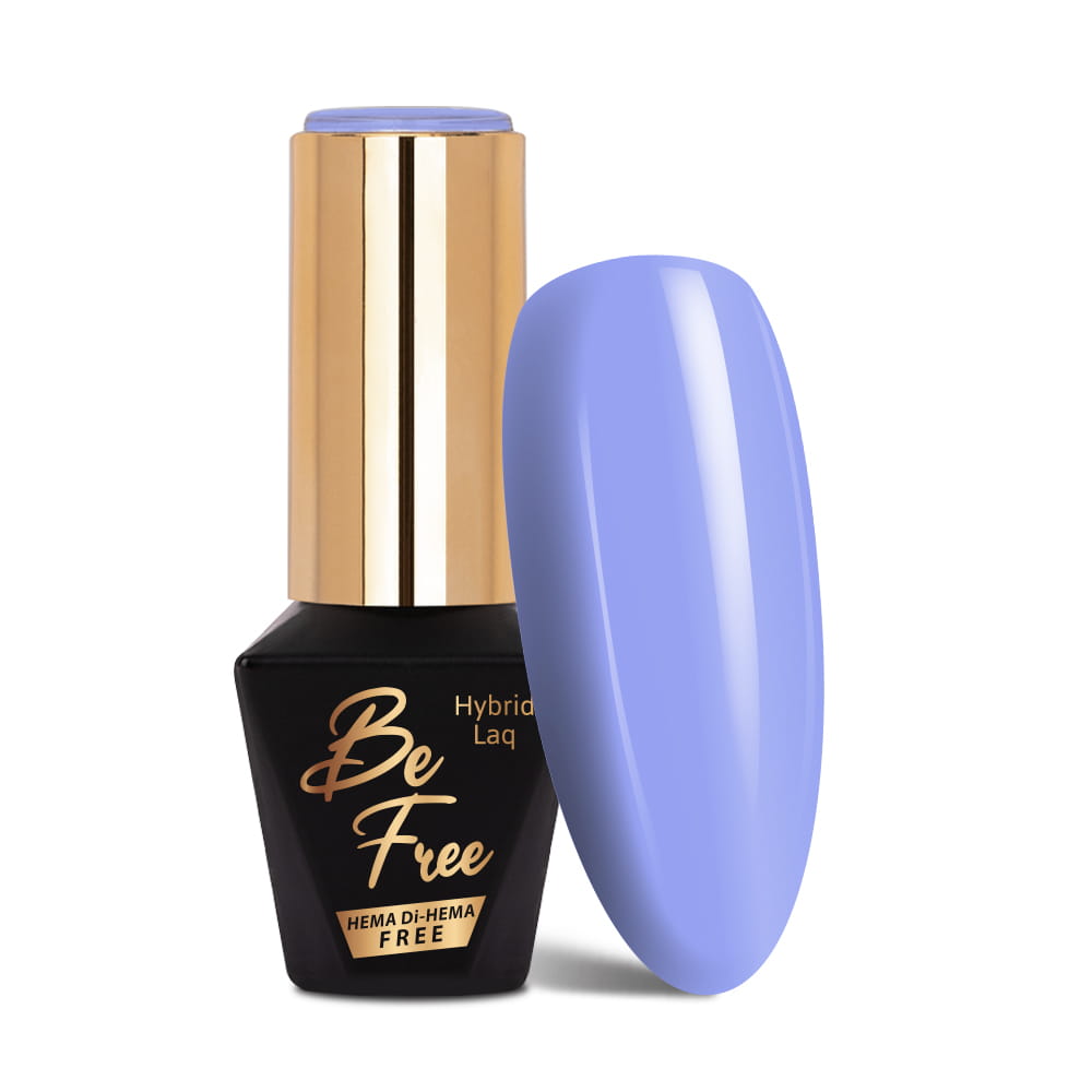 Lakier hybrydowy LED/UV Gel Polish MollyLac BeFree Pastels Nr 19 Light bluesky HEMA/Di-HEMA Free 10g