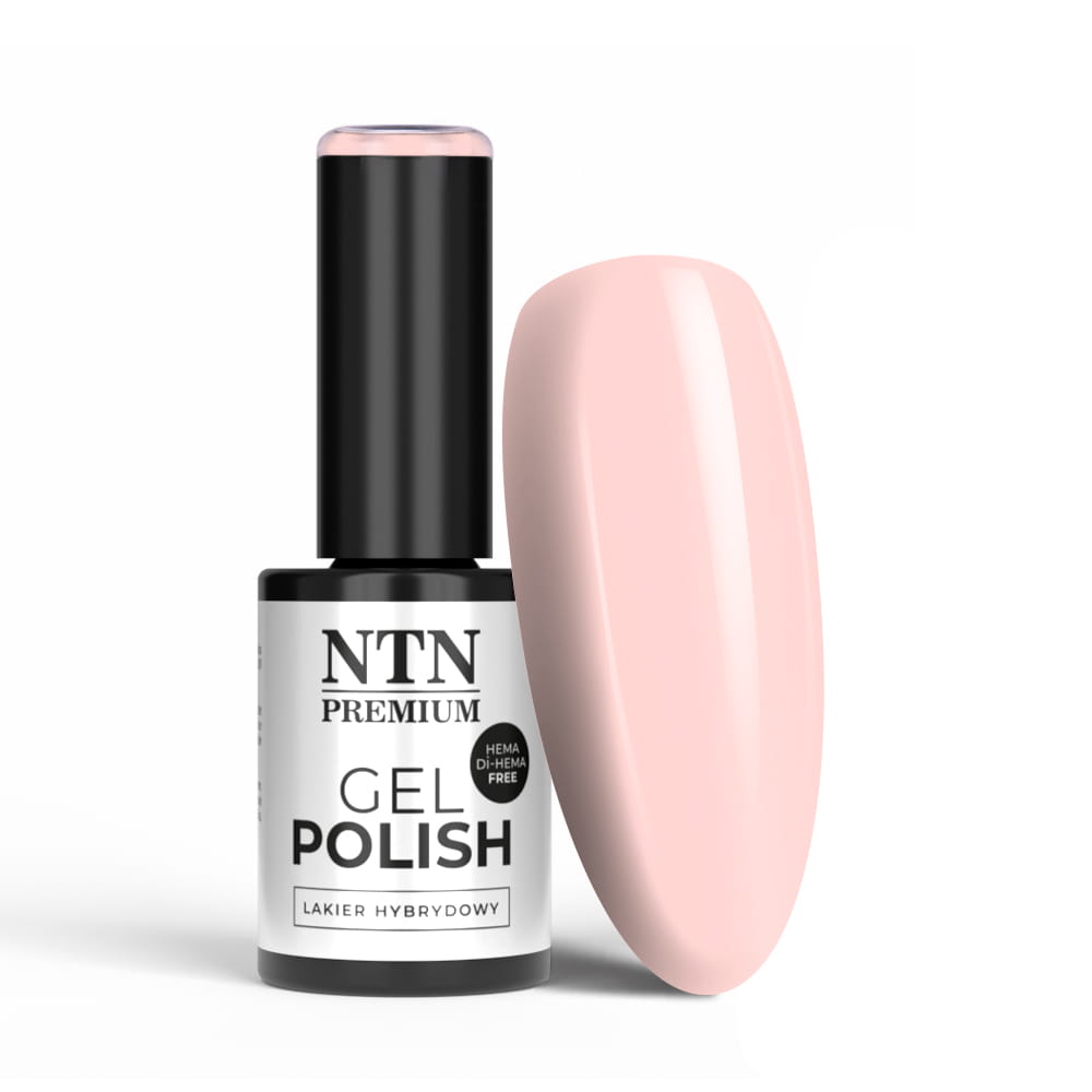 Lakier hybrydowy LED/UV Gel Polish NTN Premium Delicate French Nr 302 HEMA/Di-HEMA Free 5g