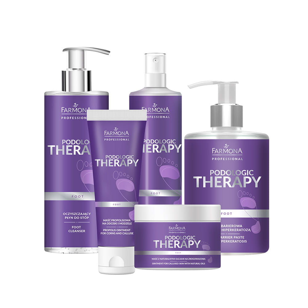 Zestaw Do Pielęgnacji Stóp FARMONA Podologic Therapy Maść + Płyn + Pasta + Serum 5w1