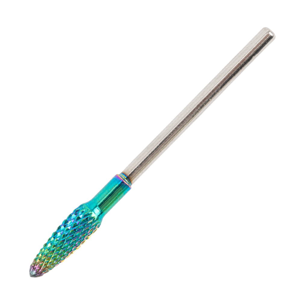 Profesjonalny frez kobaltowo wolframowy tęczowy model Middle flame F 3/32" Nr 7