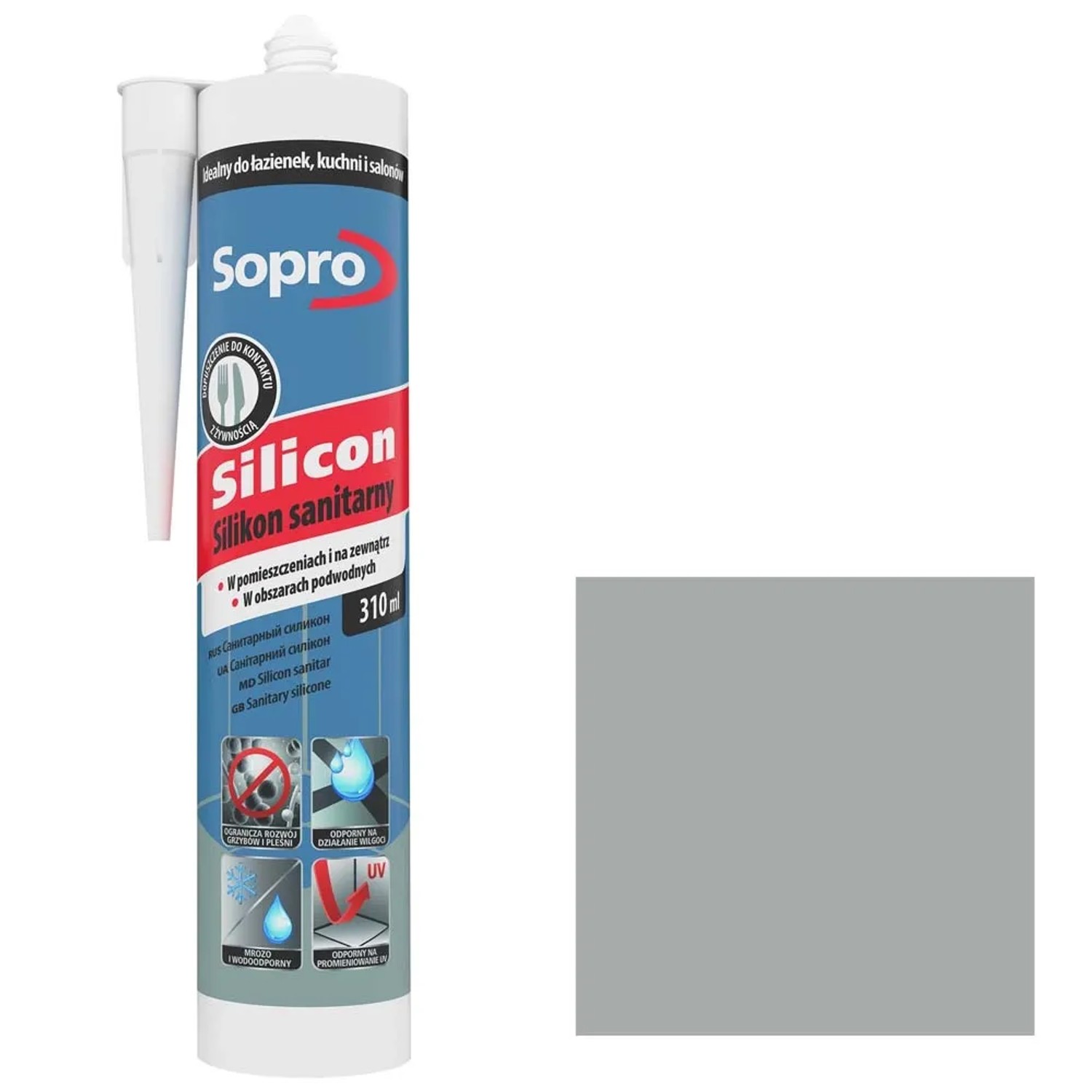 Sopro Silikon sanitarny manhattan 310 ml