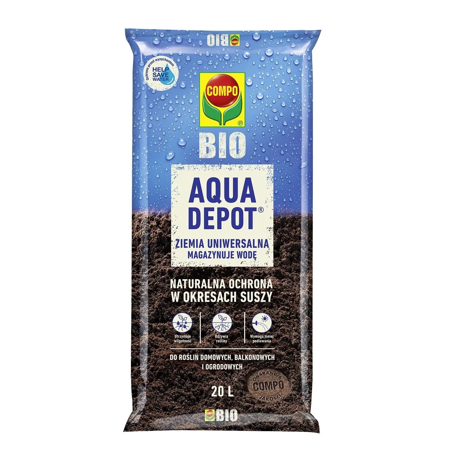 Podłoże uniwersalne BIO AQUA DEPOT - 20 l