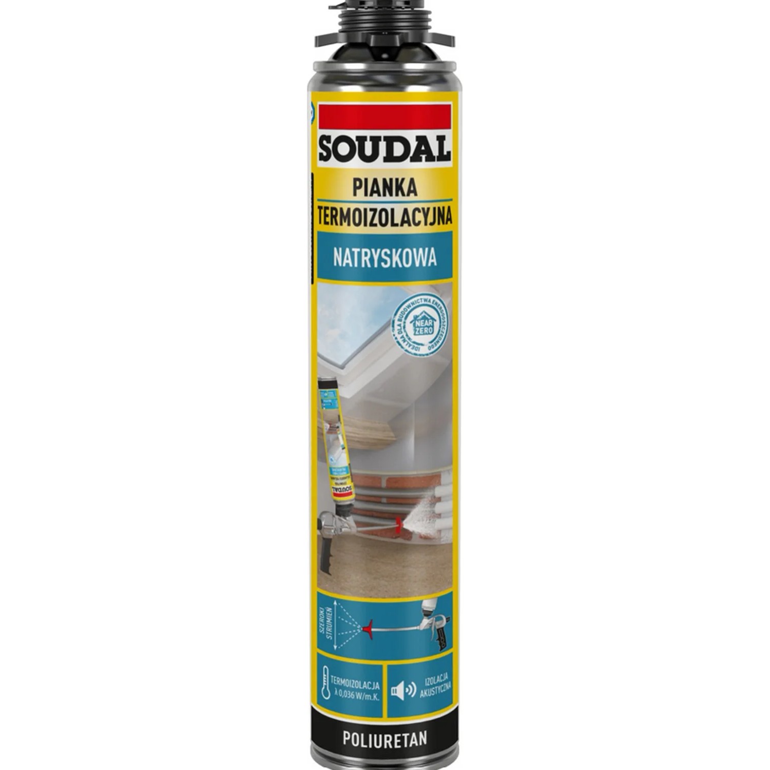 Soudal Piana termo natryskowa 700 ml