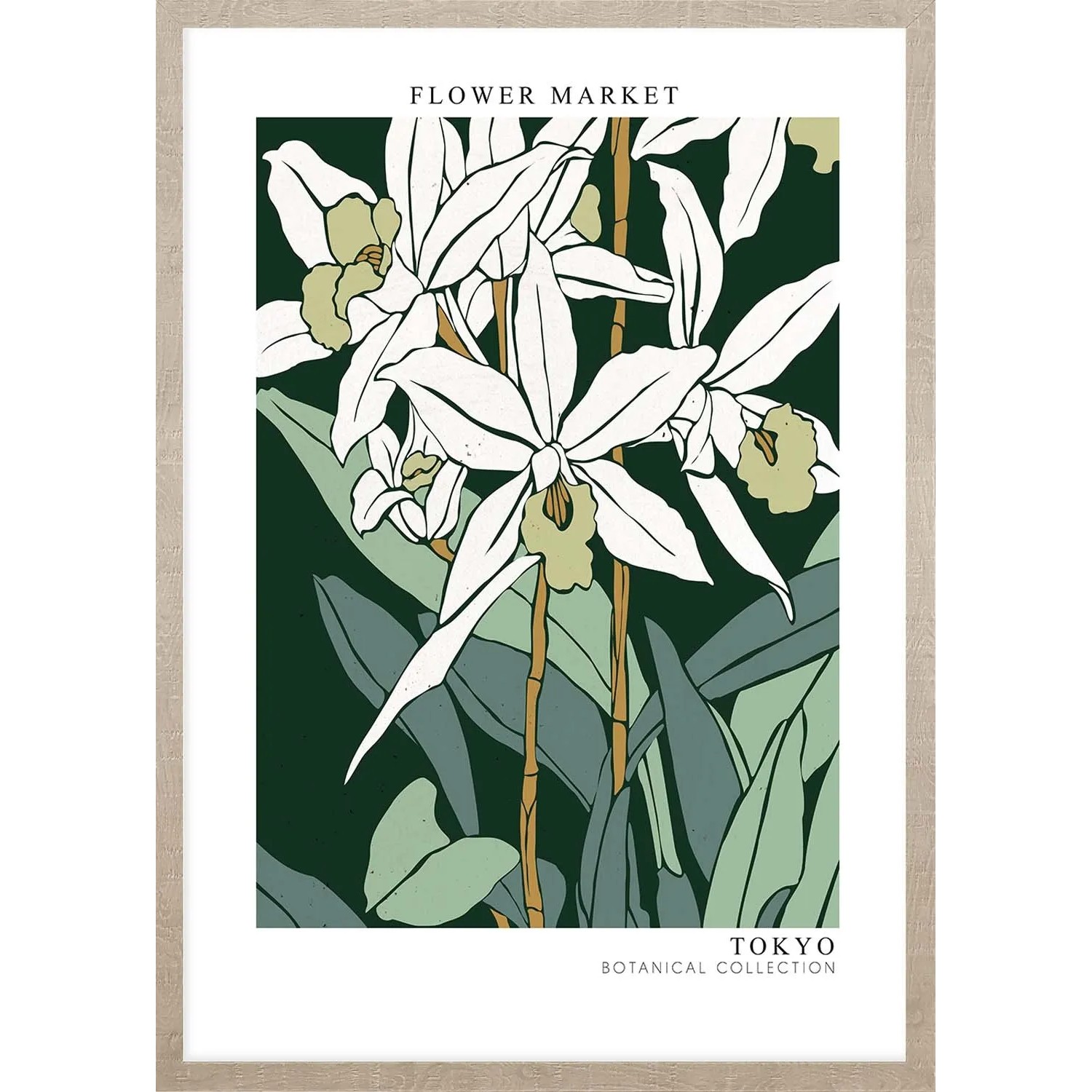 ARS LONGA Obraz TOKYO BOTANICAL 53 x 73 cm